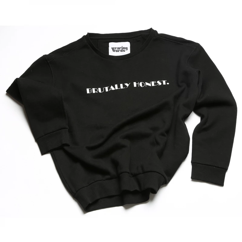Unisex Sweatshirt Bisiklet Yaka-Brutal Unisex Sweatshirt Bisiklet Yaka-Brutal